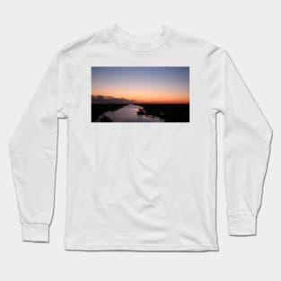 Waterway Sunset #1 Long Sleeve T-Shirt